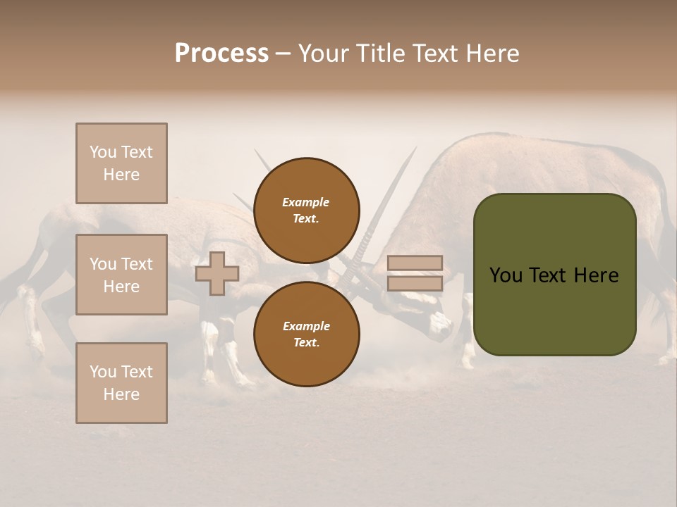 Gazella Antelope Movement PowerPoint Template