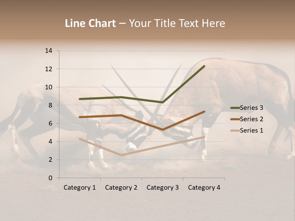 Gazella Antelope Movement PowerPoint Template