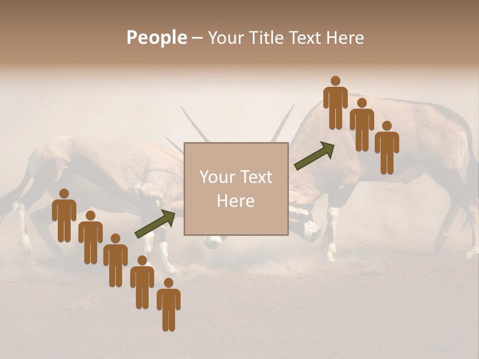 Gazella Antelope Movement PowerPoint Template