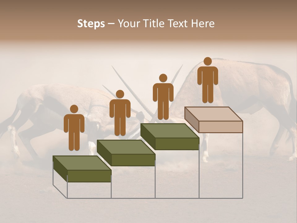 Gazella Antelope Movement PowerPoint Template