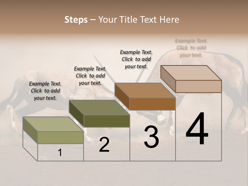 Gazella Antelope Movement PowerPoint Template