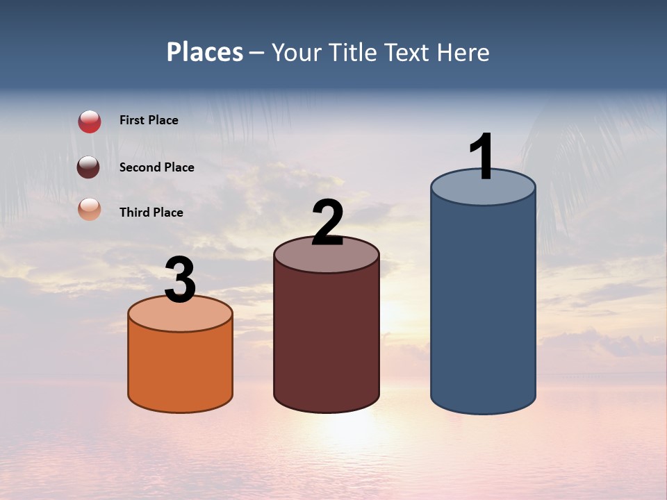 Vacation Sea Scenic PowerPoint Template