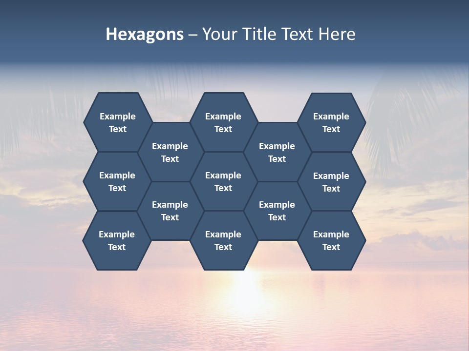 Vacation Sea Scenic PowerPoint Template