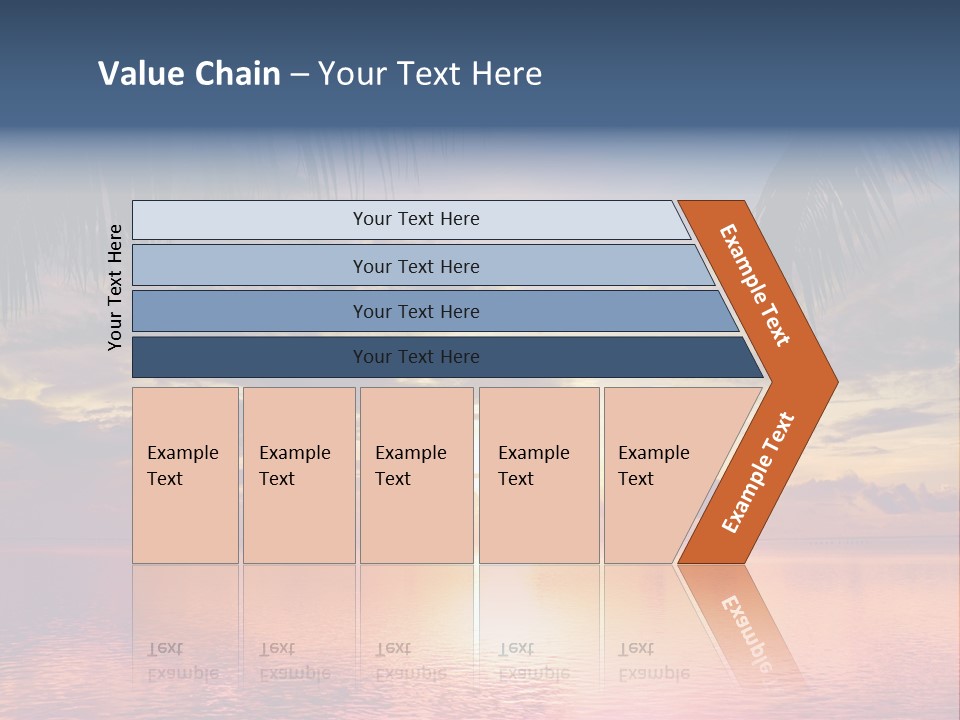 Vacation Sea Scenic PowerPoint Template
