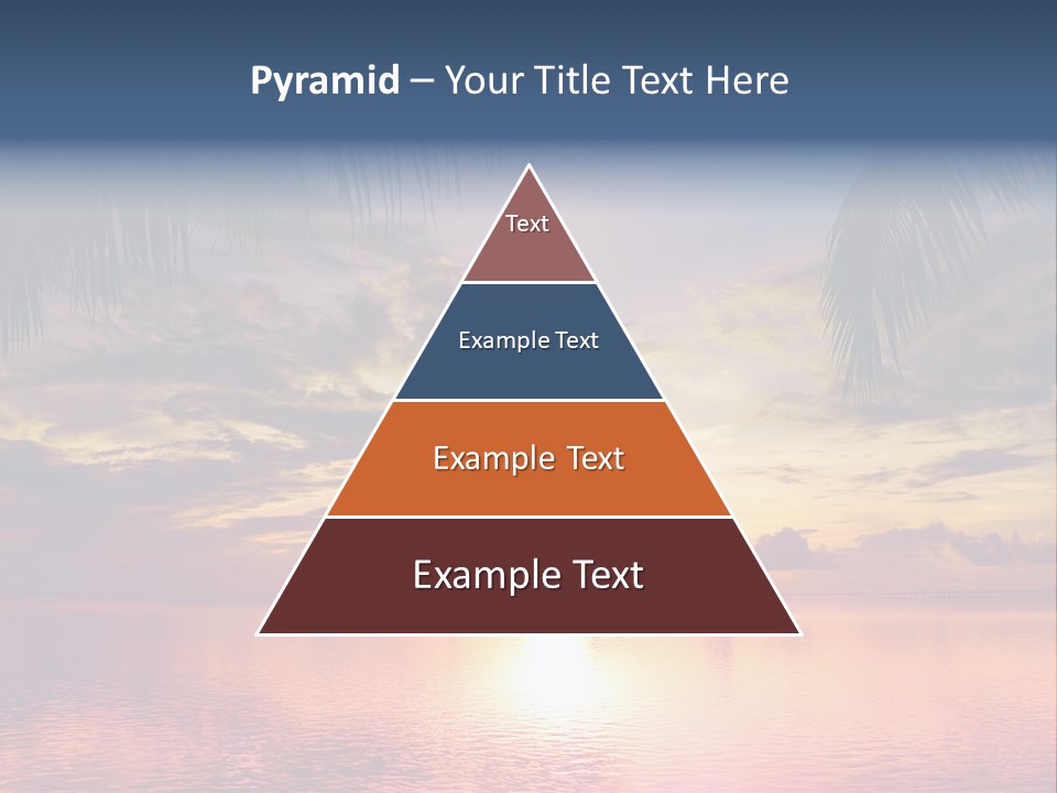 Vacation Sea Scenic PowerPoint Template