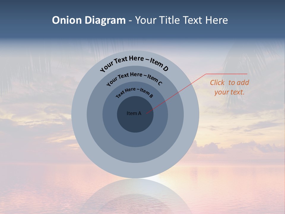 Vacation Sea Scenic PowerPoint Template