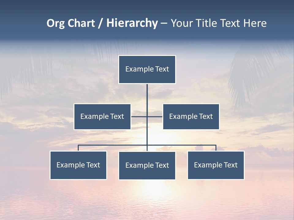 Vacation Sea Scenic PowerPoint Template