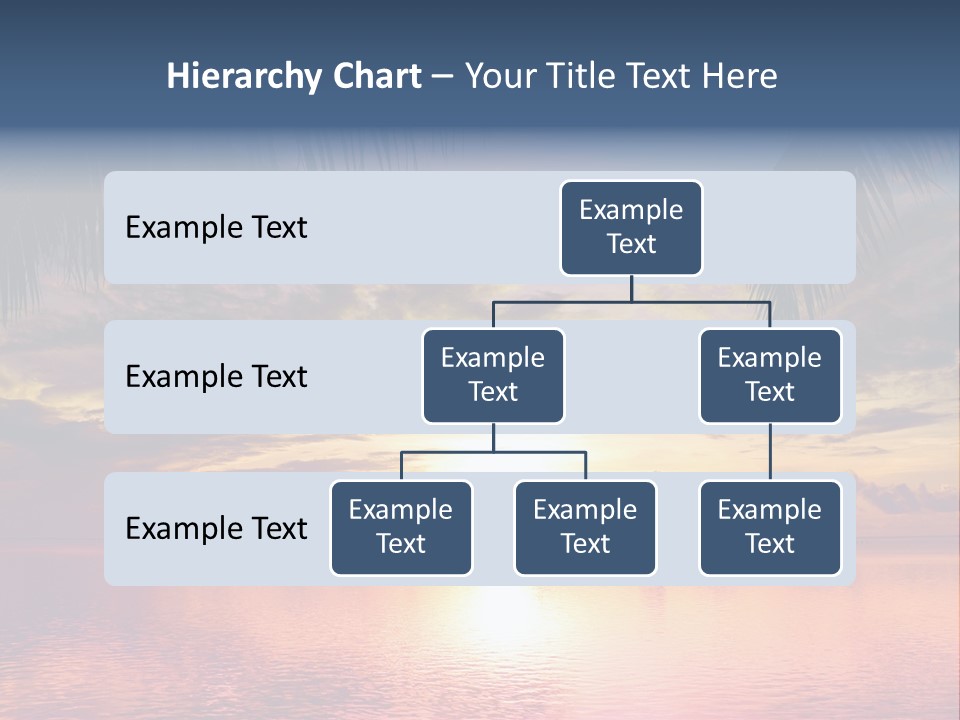 Vacation Sea Scenic PowerPoint Template