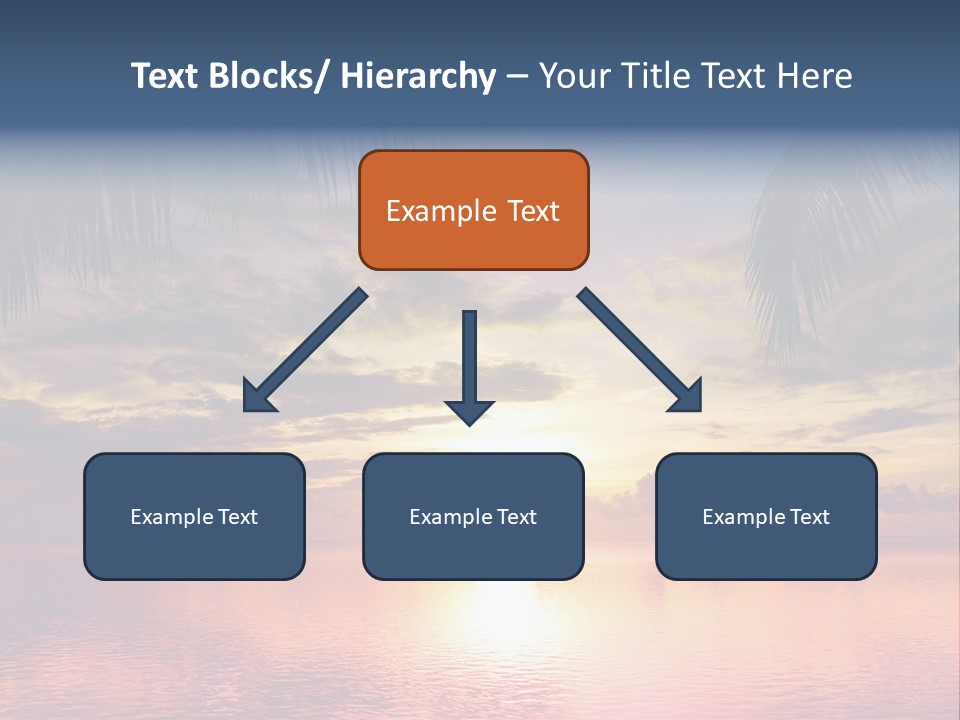 Vacation Sea Scenic PowerPoint Template