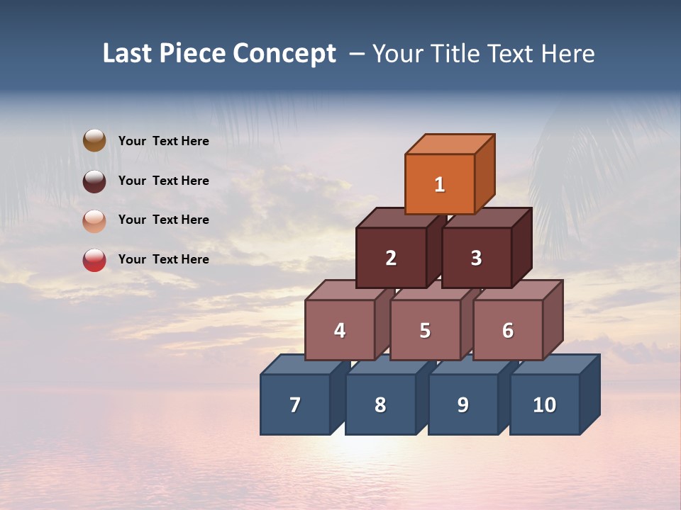 Vacation Sea Scenic PowerPoint Template