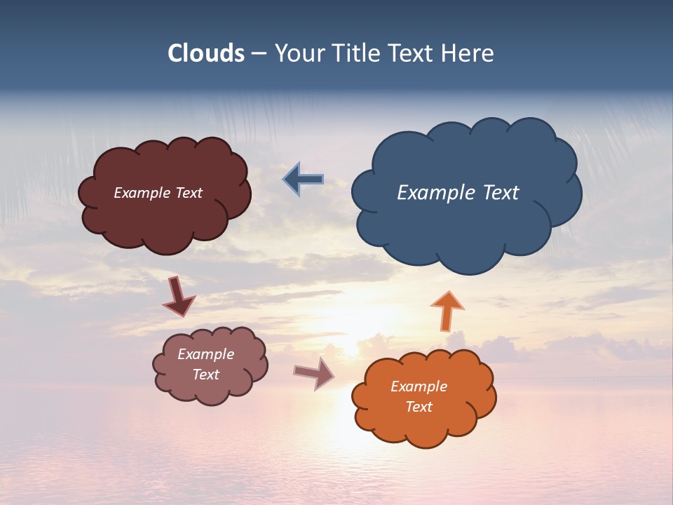 Vacation Sea Scenic PowerPoint Template