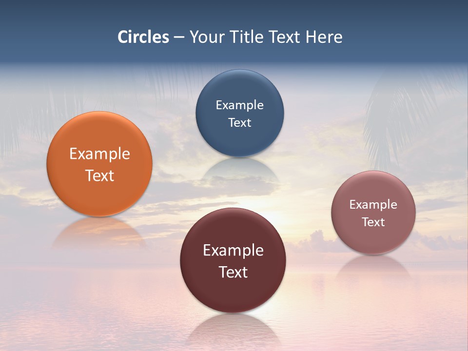 Vacation Sea Scenic PowerPoint Template