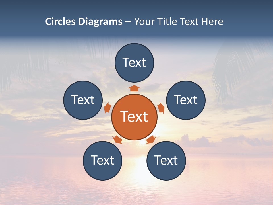 Vacation Sea Scenic PowerPoint Template