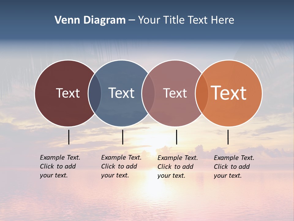 Vacation Sea Scenic PowerPoint Template