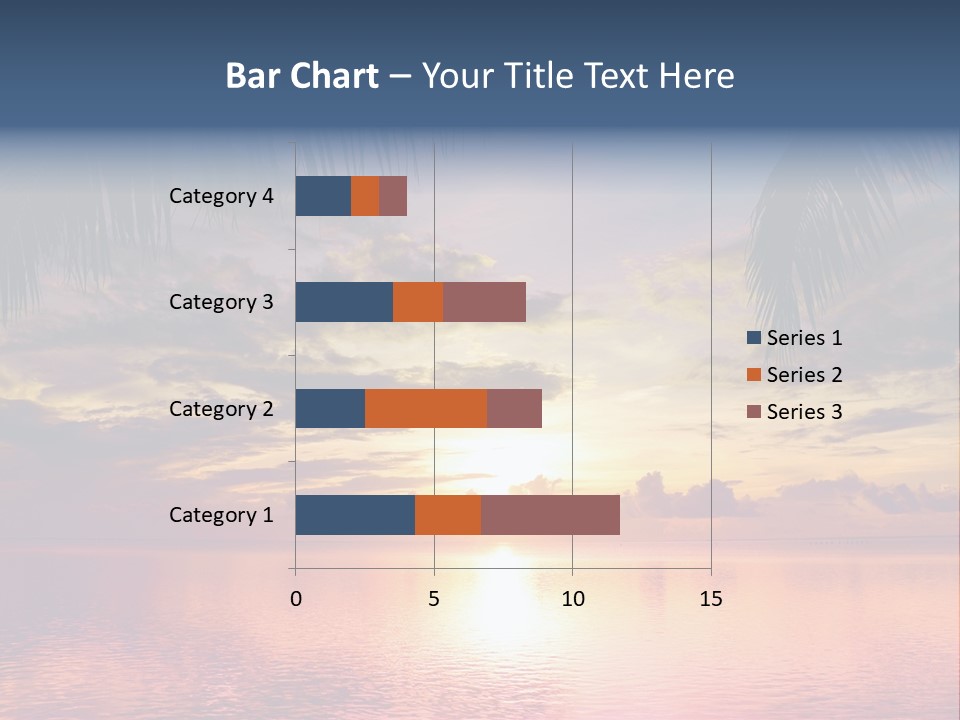 Vacation Sea Scenic PowerPoint Template