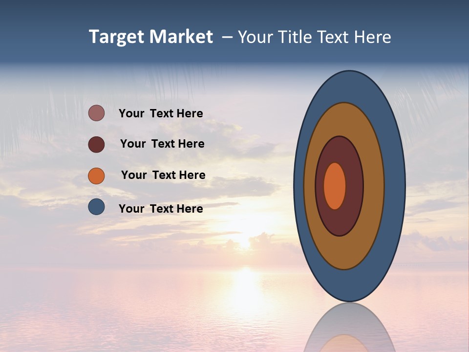 Vacation Sea Scenic PowerPoint Template