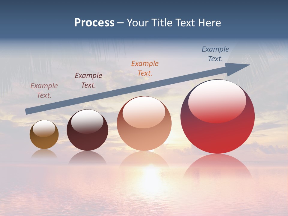 Vacation Sea Scenic PowerPoint Template