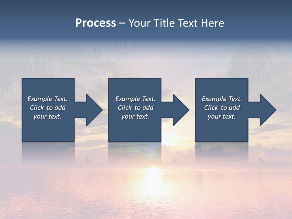 Vacation Sea Scenic PowerPoint Template