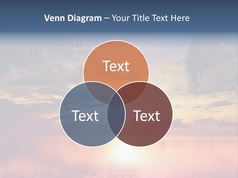 Vacation Sea Scenic PowerPoint Template