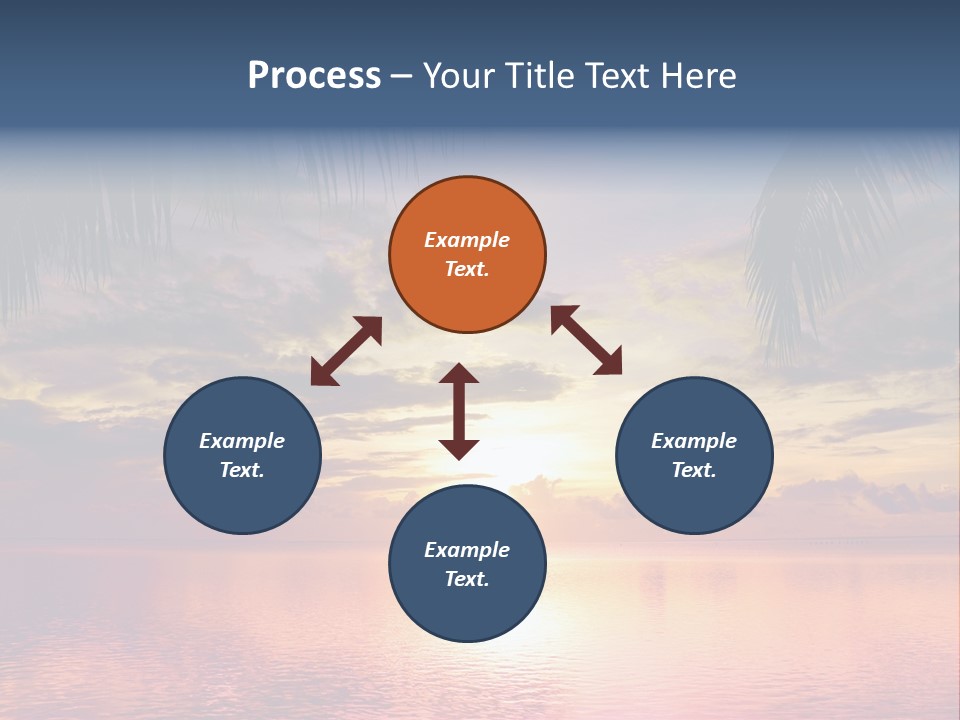 Vacation Sea Scenic PowerPoint Template