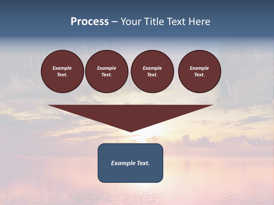 Vacation Sea Scenic PowerPoint Template