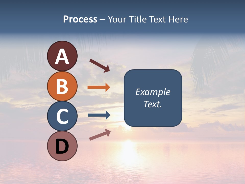Vacation Sea Scenic PowerPoint Template