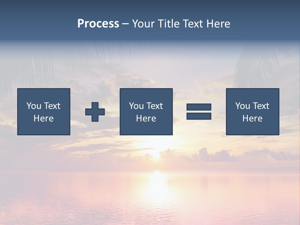 Vacation Sea Scenic PowerPoint Template
