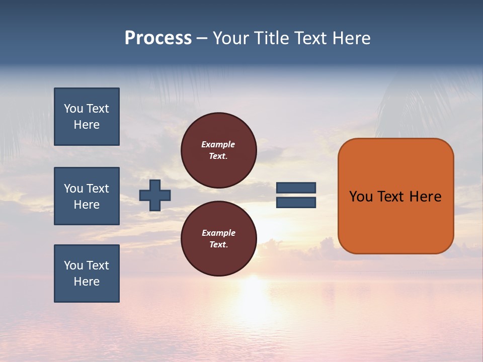 Vacation Sea Scenic PowerPoint Template