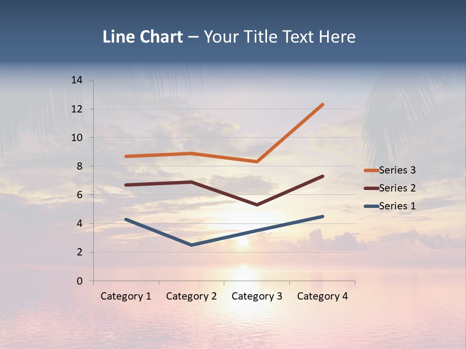 Vacation Sea Scenic PowerPoint Template