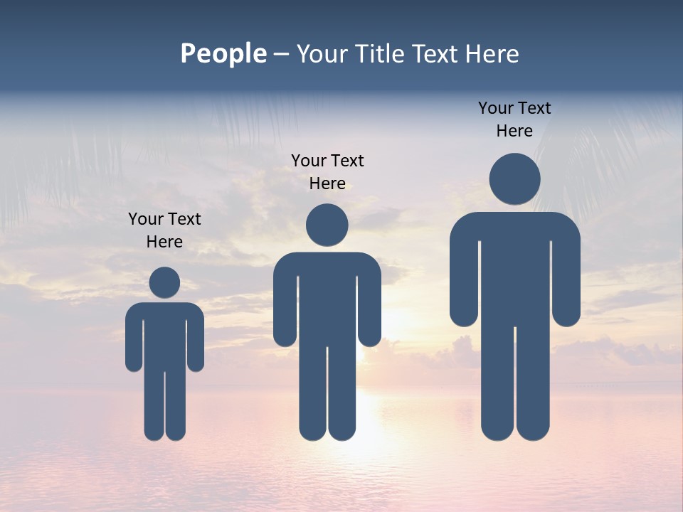 Vacation Sea Scenic PowerPoint Template