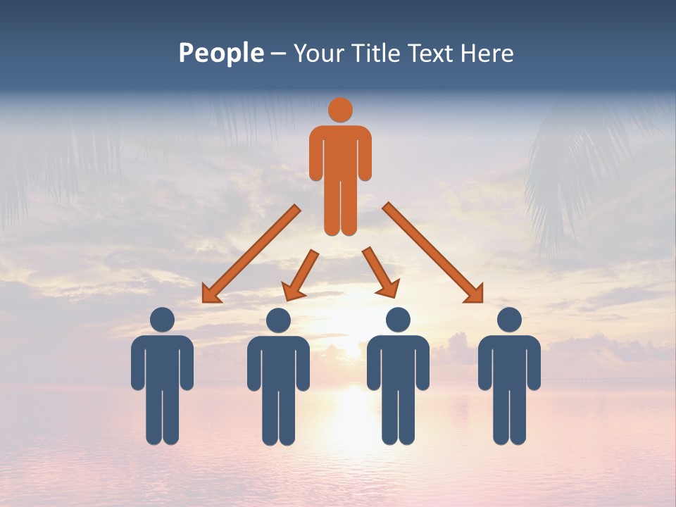 Vacation Sea Scenic PowerPoint Template