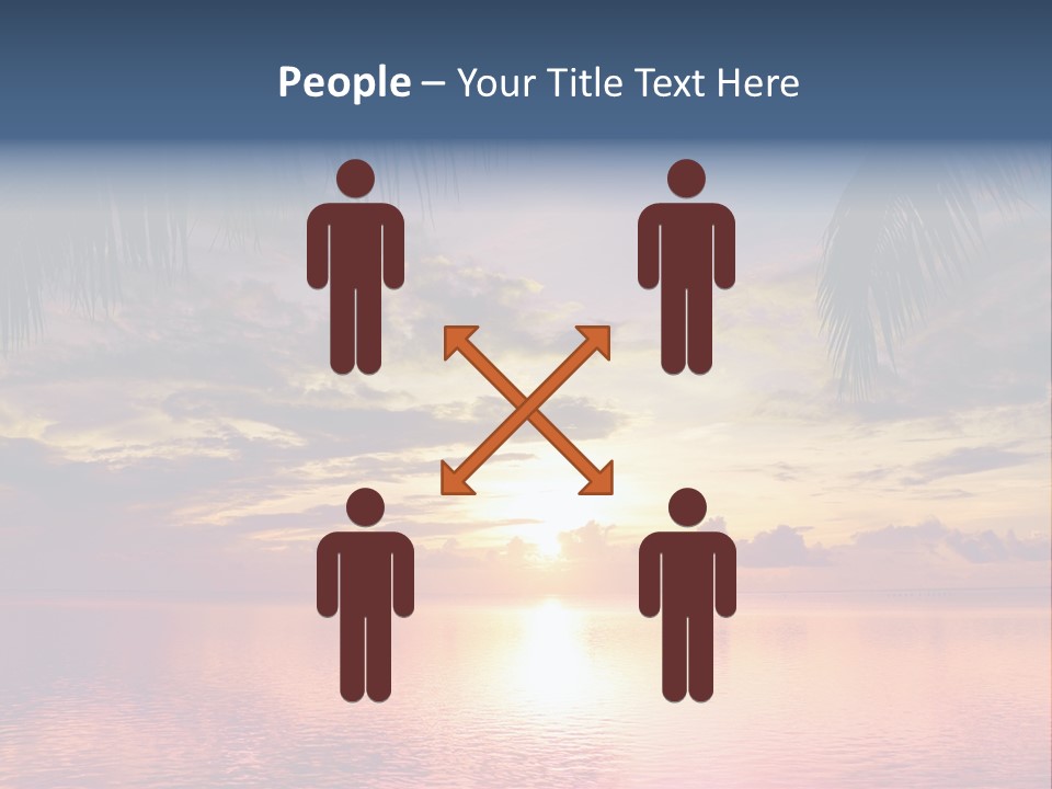 Vacation Sea Scenic PowerPoint Template