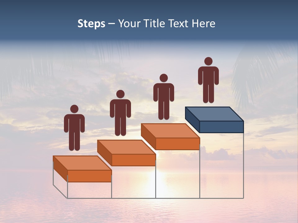 Vacation Sea Scenic PowerPoint Template