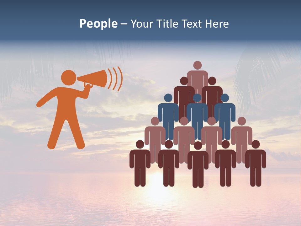 Vacation Sea Scenic PowerPoint Template