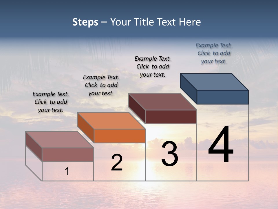Vacation Sea Scenic PowerPoint Template