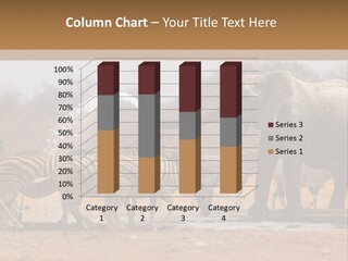 Playing Giraffe Blow PowerPoint Template