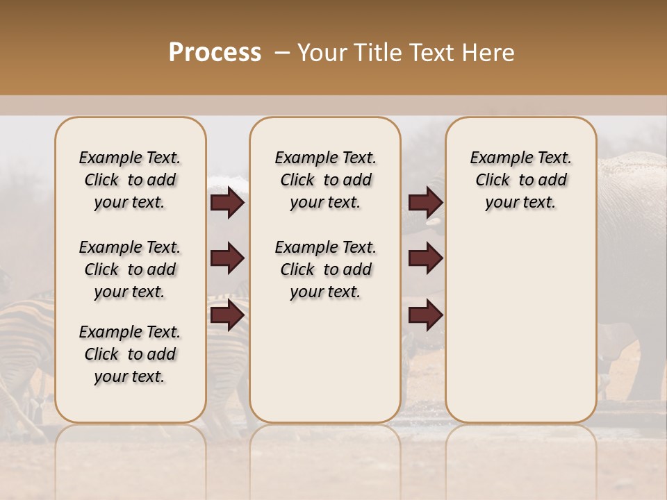 Playing Giraffe Blow PowerPoint Template