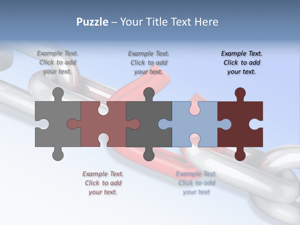 Stressed Power Weak PowerPoint Template