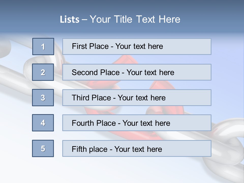 Stressed Power Weak PowerPoint Template