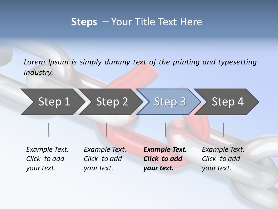 Stressed Power Weak PowerPoint Template