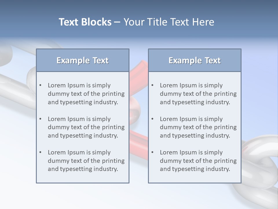 Stressed Power Weak PowerPoint Template
