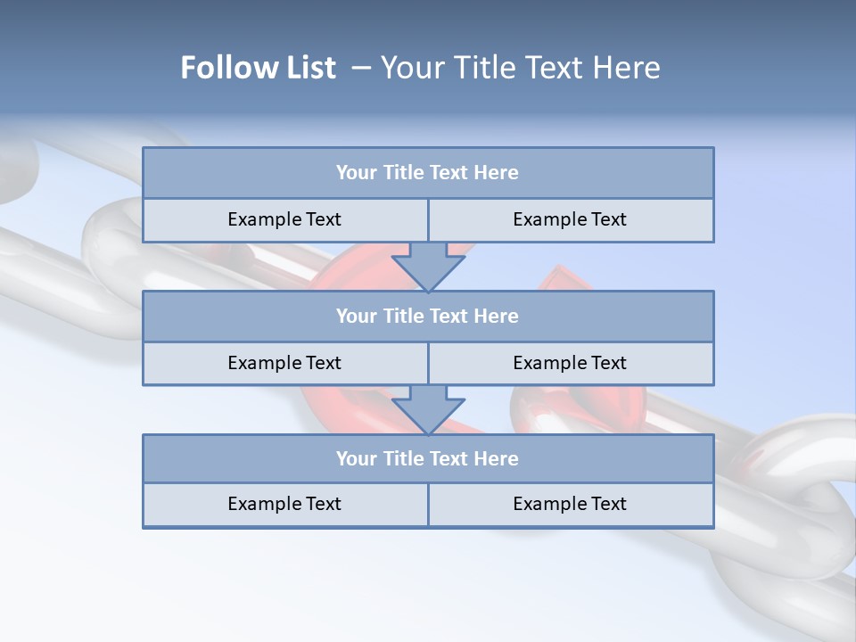 Stressed Power Weak PowerPoint Template
