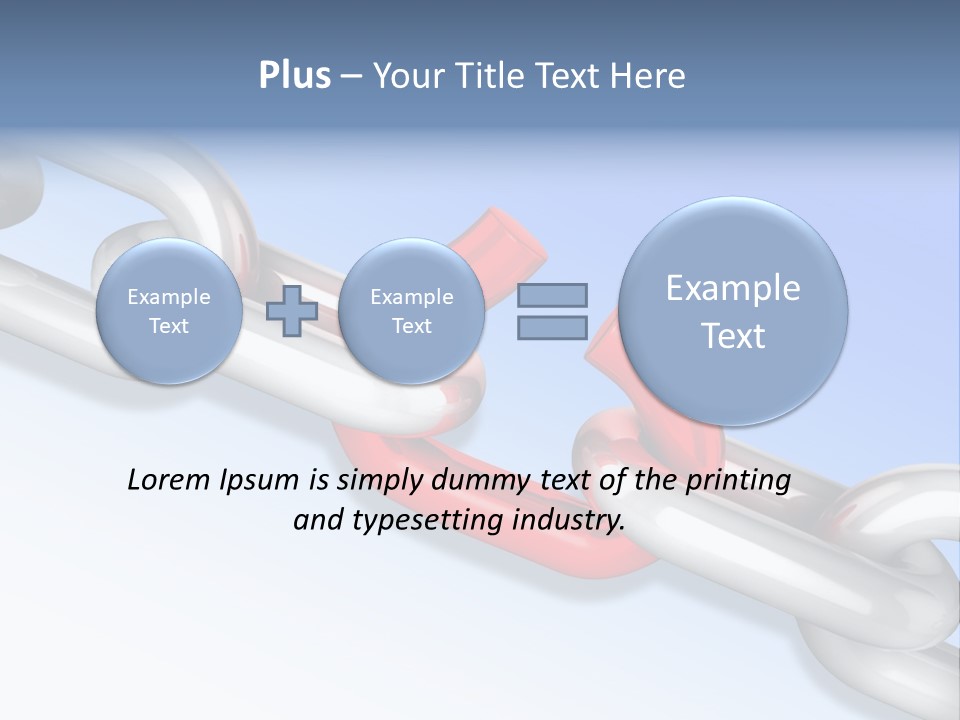 Stressed Power Weak PowerPoint Template