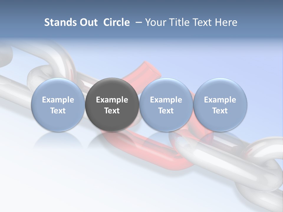 Stressed Power Weak PowerPoint Template