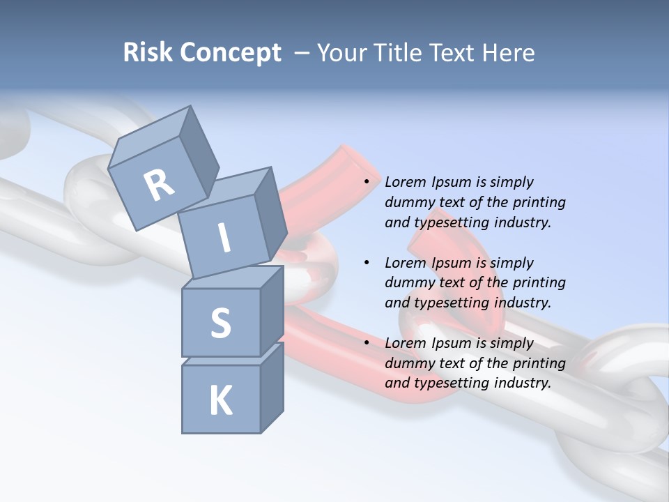 Stressed Power Weak PowerPoint Template