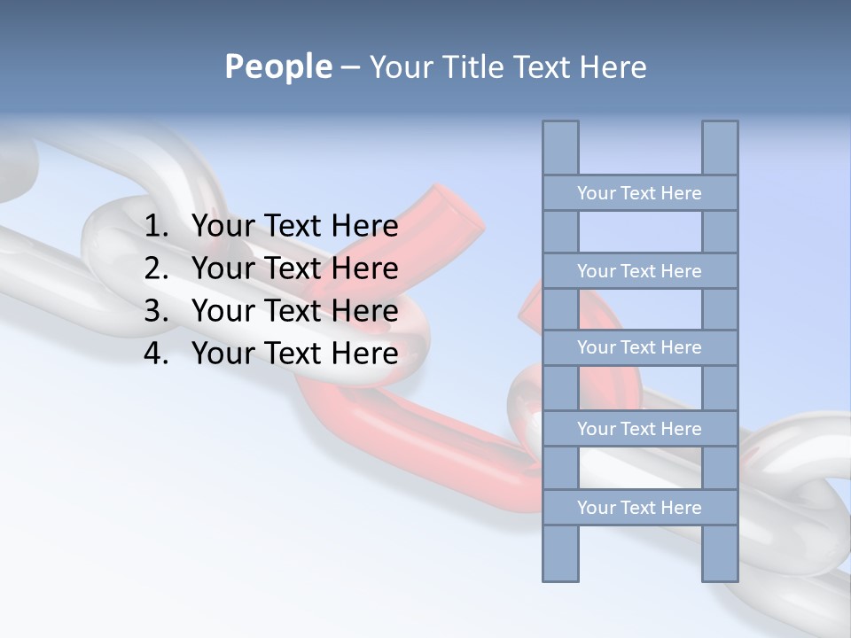 Stressed Power Weak PowerPoint Template