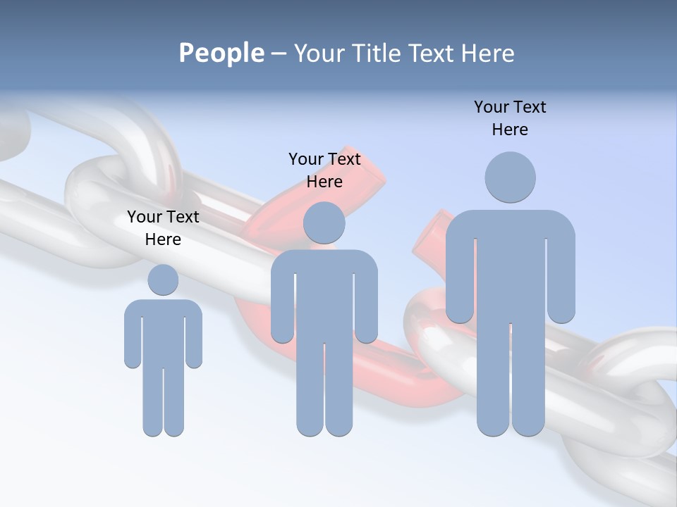 Stressed Power Weak PowerPoint Template