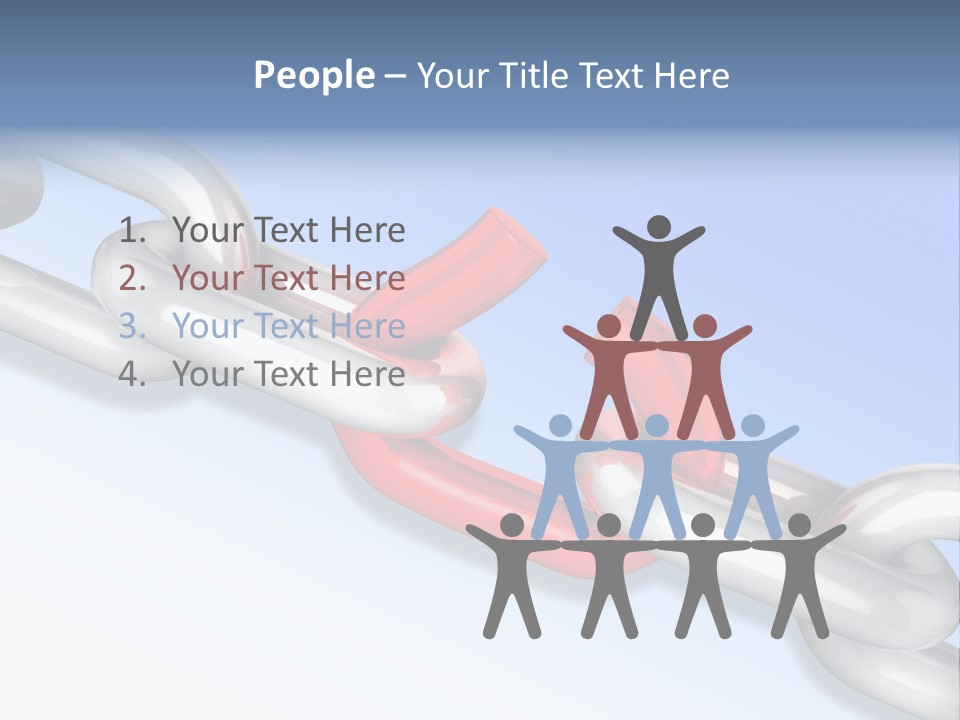 Stressed Power Weak PowerPoint Template