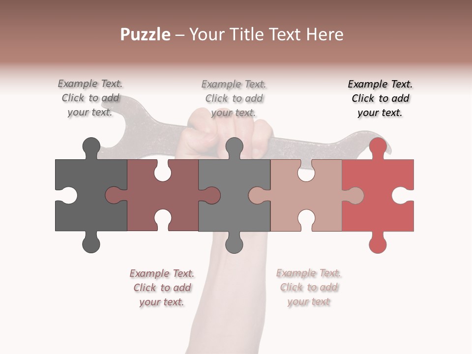 Holding Business Engineer PowerPoint Template