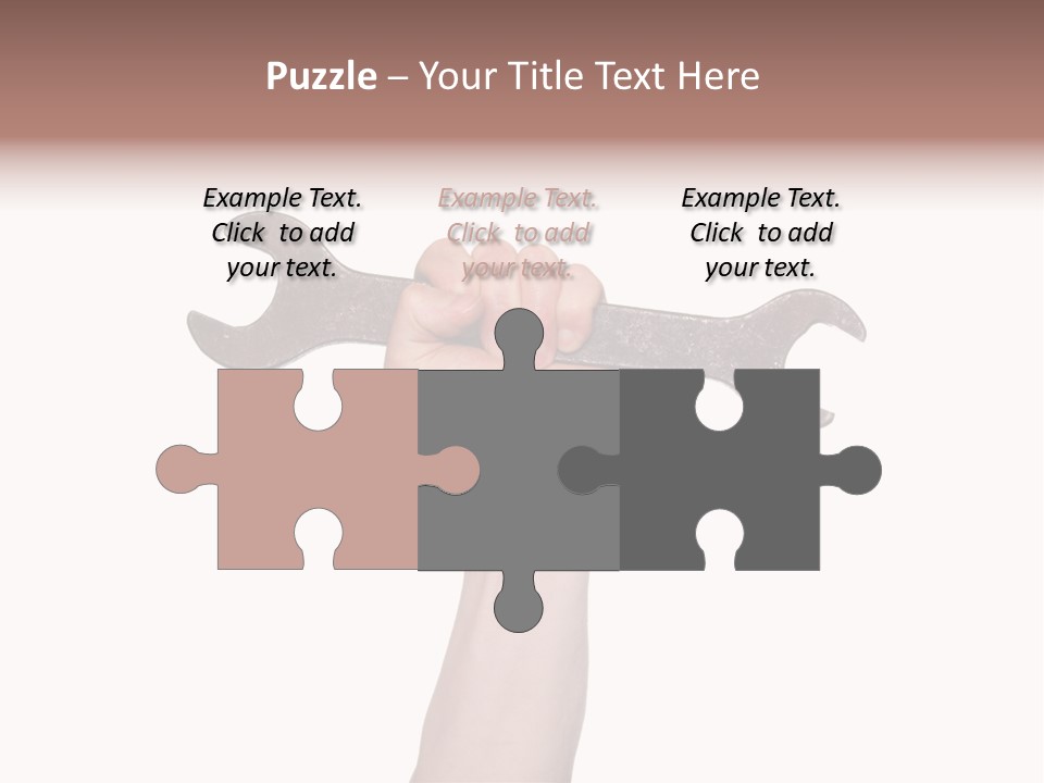 Holding Business Engineer PowerPoint Template